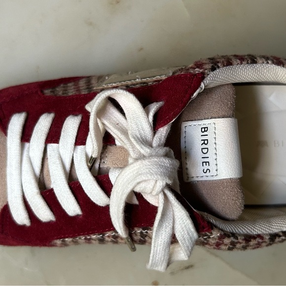 Birdies | Roadrunner Sneakers Red Primary Plaid Size 8.5 - Picture 7 of 10